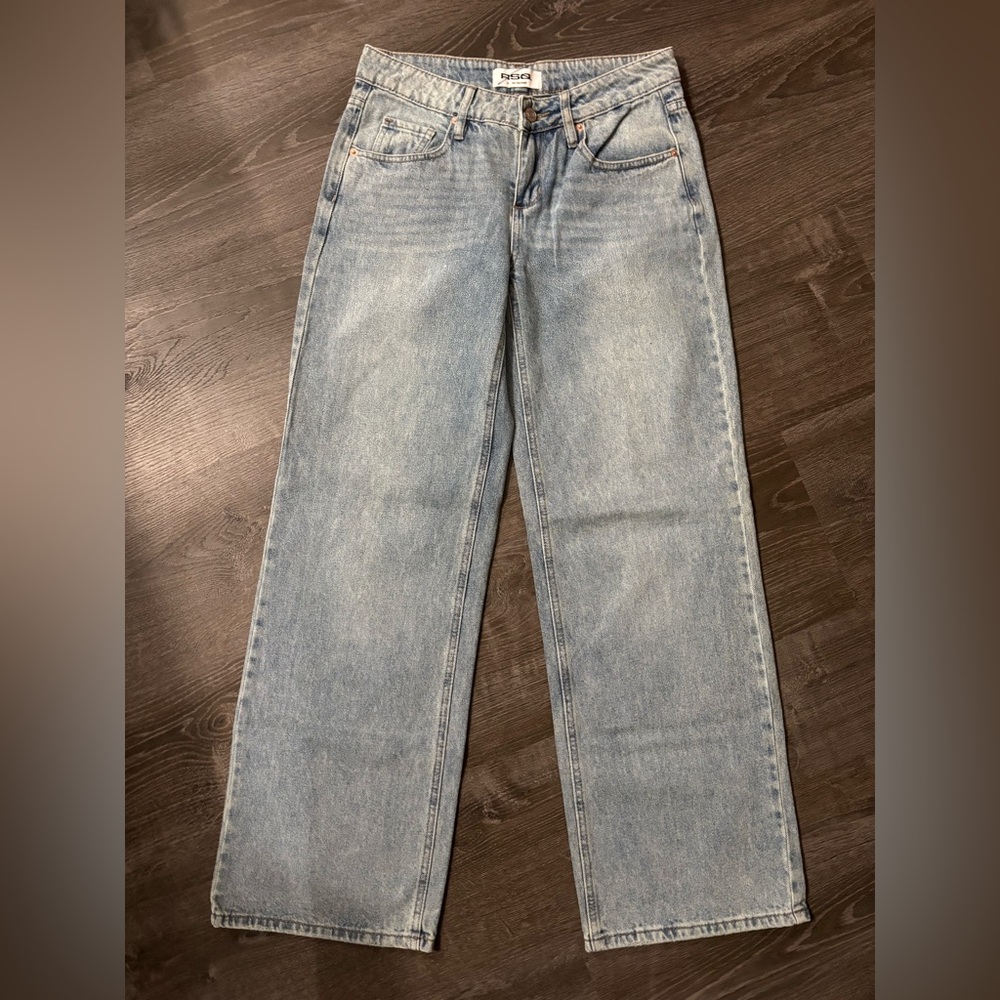 RSQ Light Blue Women's Straight Leg Jeans
